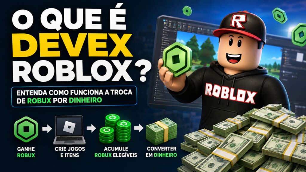 O que é devex roblox como trocar robux por dinheiro.
